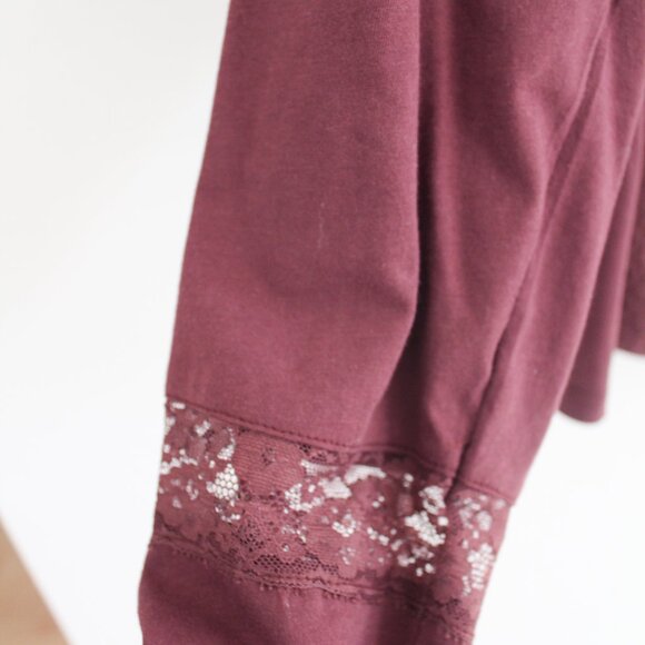 Anthropologie x Tiny Long-Sleeve Crescent Ruffled Lace Top Size Medium EUC - Picture 6 of 11